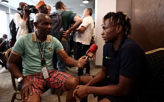 Nigeria's forward #11 Samuel Chukwueze