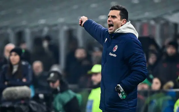 Bologna's Italian-Brazilian coach Thiago Motta