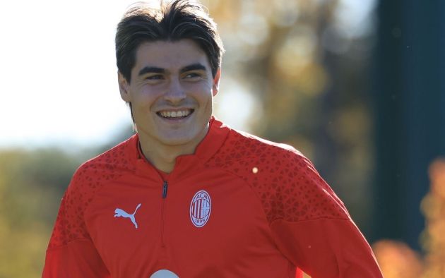 Luka Romero of AC Milan