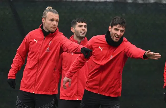 Kjaer and Gabbia Milan