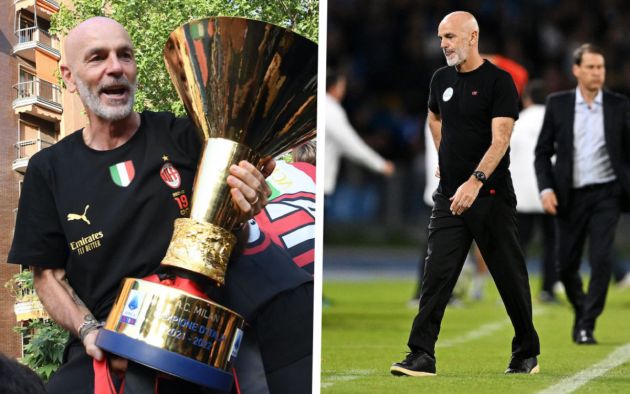 Head coach of AC Milan Stefano Pioli
