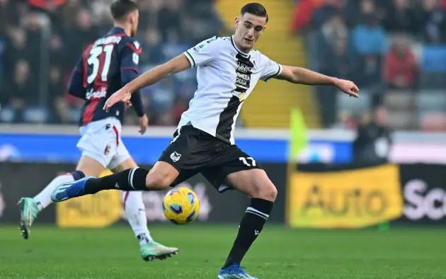 Lorenzo Lucca of Udinese