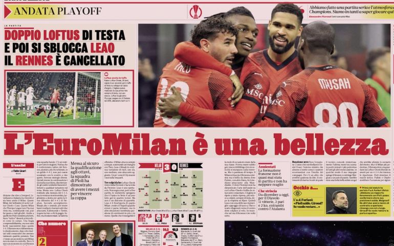 GdS: 'The EuroMilan is a beauty' - Milan establish themselves among EL  favourites