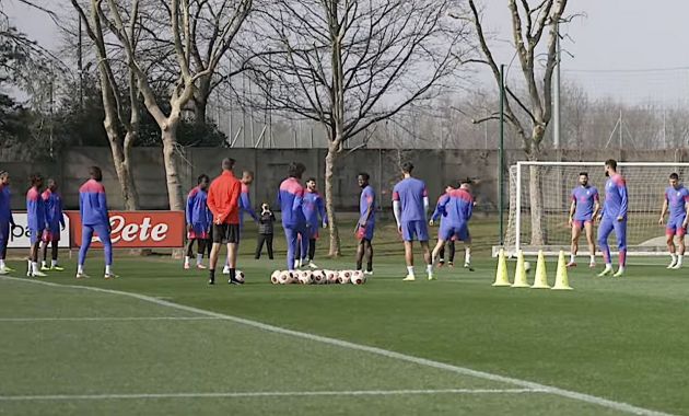 ac milan training rennes