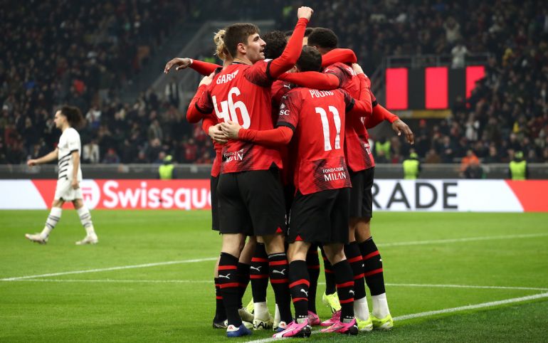 AC Milan Versus Stade Rennais F.C. Lineup Clash