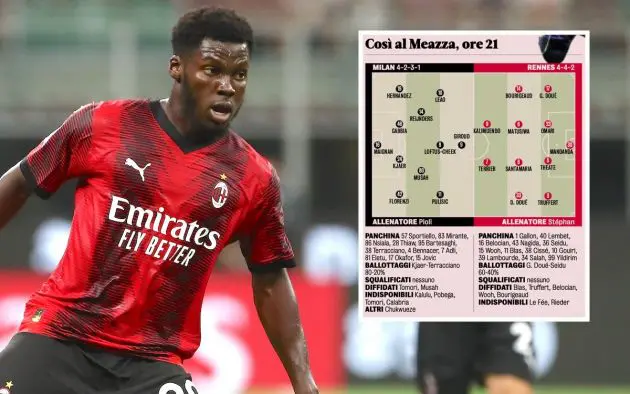gazzetta xi stade rennais