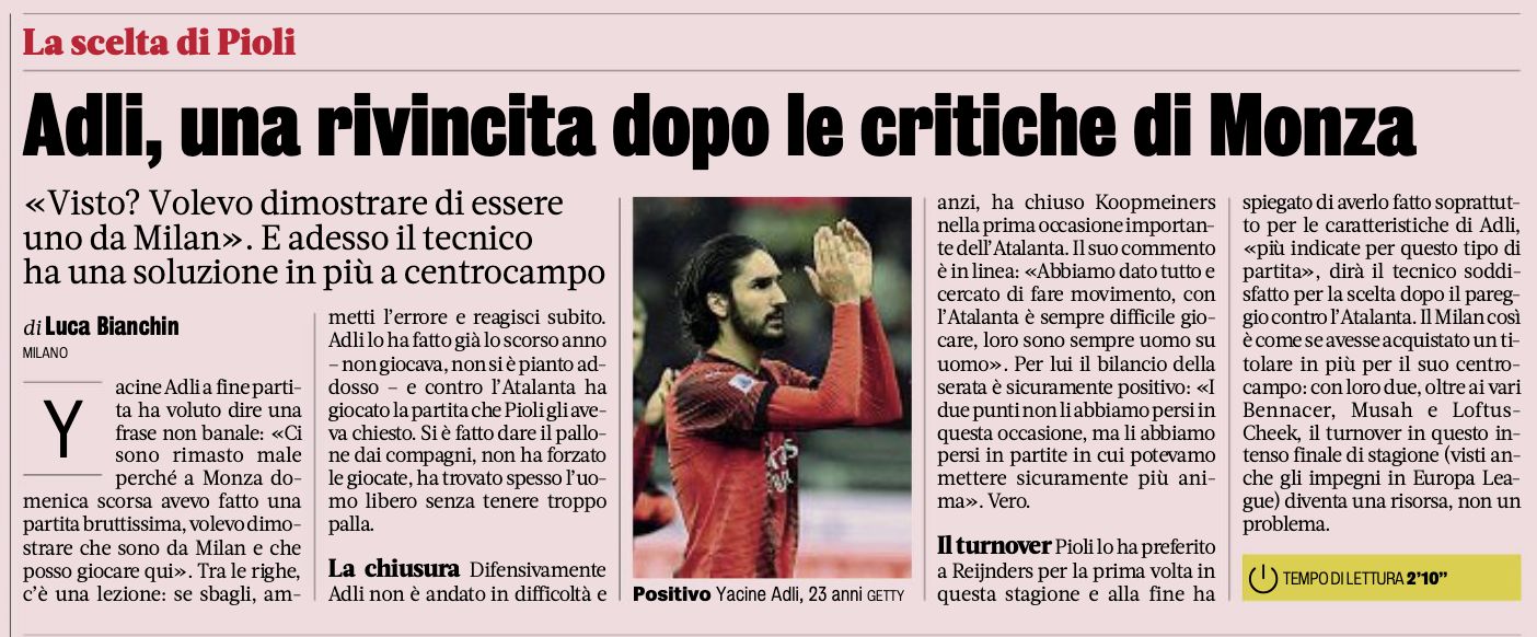 adli gazzetta atalanta adli gazzetta atalanta