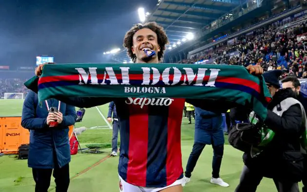 Joshua Zirkzee of Bologna FC