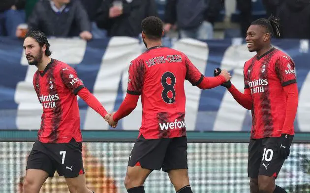 Ruben Loftus-Cheek of AC Milan celebrates