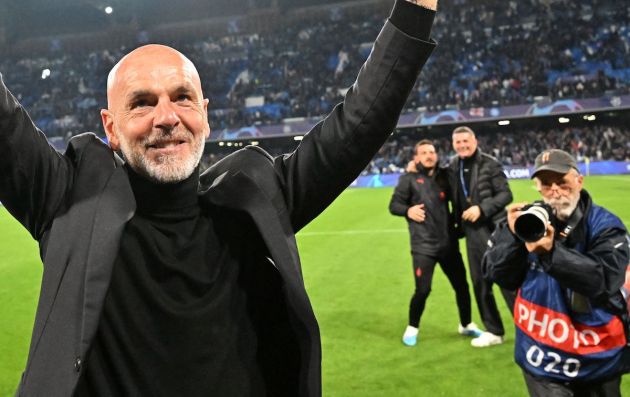 AC Milan's Italian coach Stefano Pioli