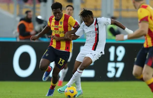 Patrick Dorgu and Samuel Chukwueze