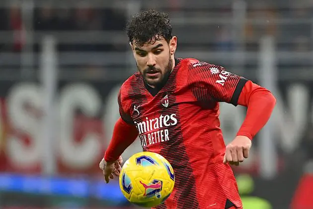 AC Milan's French defender Theo Hernandez