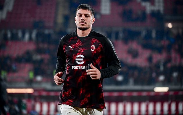 AC Milan's Serbian forward #15 Luka Jovic