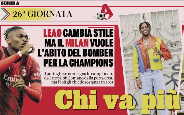 gazzetta leao atalanta