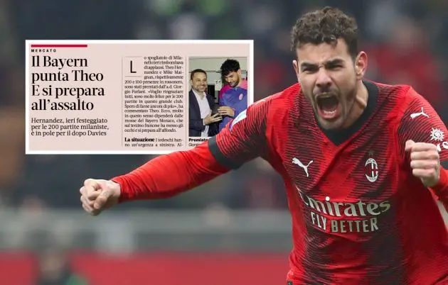 theo hernandez gazzetta bayern