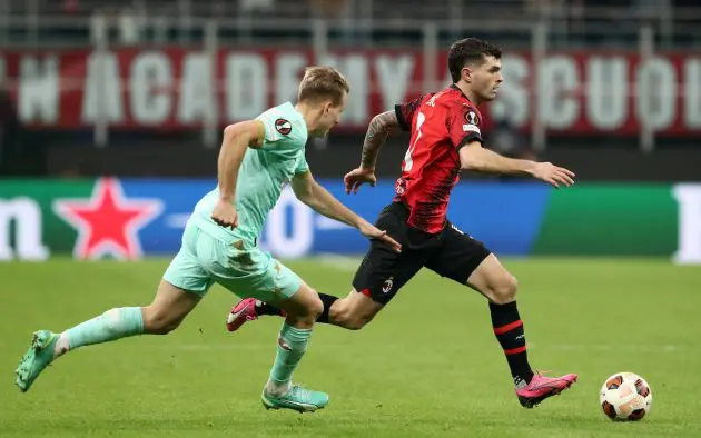 Christian Pulisic of AC Milan