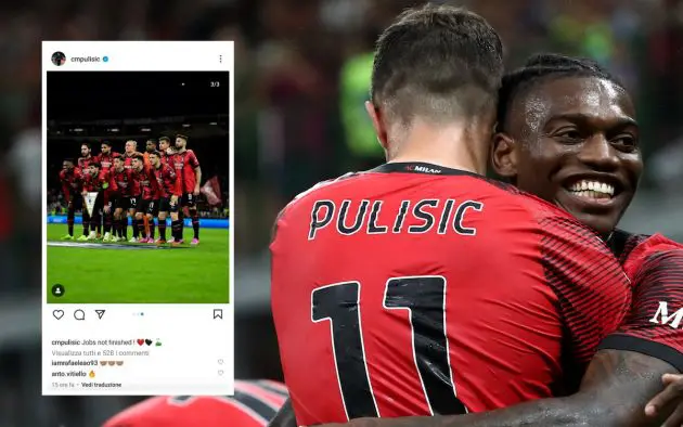 leao pulisic instagram comment