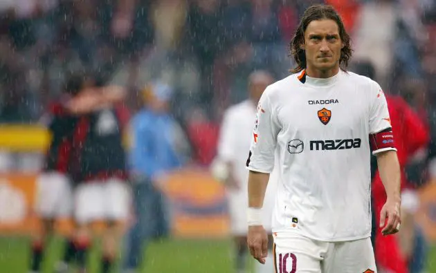Roma's captain Francesco Totti