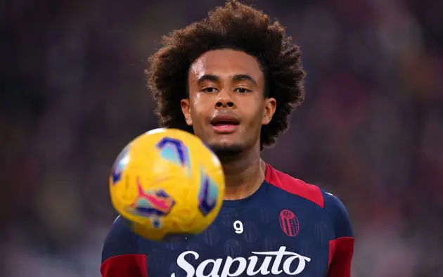 Joshua Zirkzee of Bologna FC