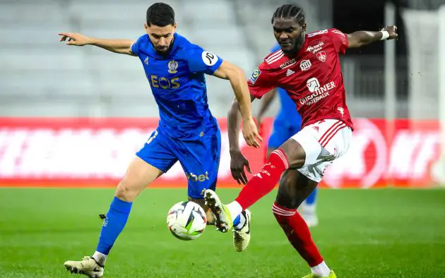Brest's French defender Lilian Brassier