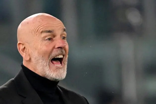 AC Milan's Italian coach Stefano Pioli