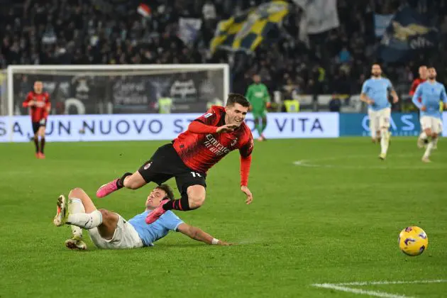 AC Milan's American forward #11 Christian Pulisic