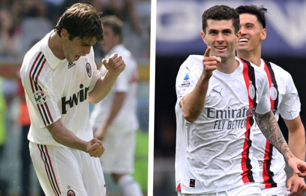 Christian Pulisic Kaka AC Milan