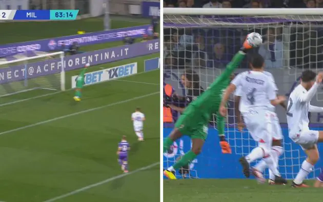 Maignan save on Belotti