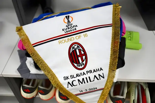 slavia ac milan pennant