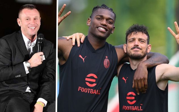 “Cassano is right!” – Florenzi teases Leao during training session