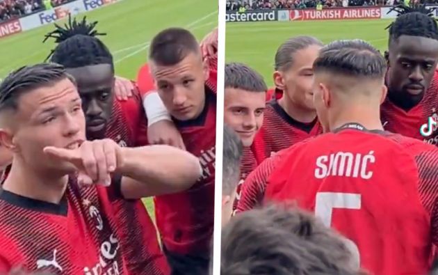 Watch: Simic gives rousing speech to team-mates during Primavera’s win over Porto