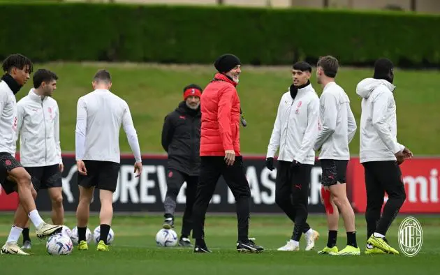 pioli milan training 3 april