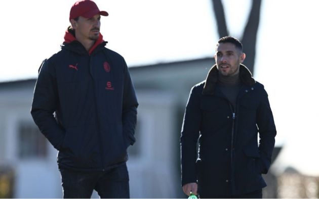 Sky: Ibrahimovic and Moncada present at Milanello to observe training