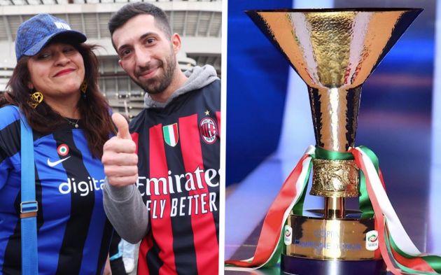 scudetto trophy inter ac milan