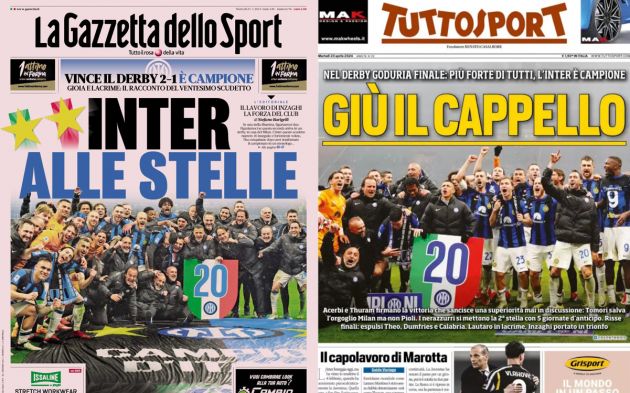 Gallery: ‘Tomori saves face for Milan, but not Pioli’ – Today’s front pages in Italy