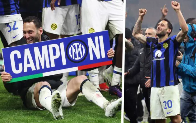Hakan Calhanoglu of FC Internazionale