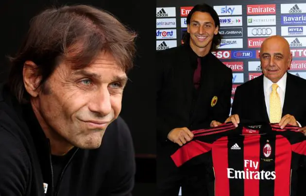 Antonio Conte ibrahimovic galliani