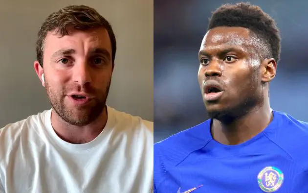 Benoit Badiashile of Chelsea romano
