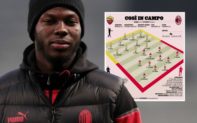 GdS: Predicted XIs for Roma vs. Milan – Musah the surprise inclusion