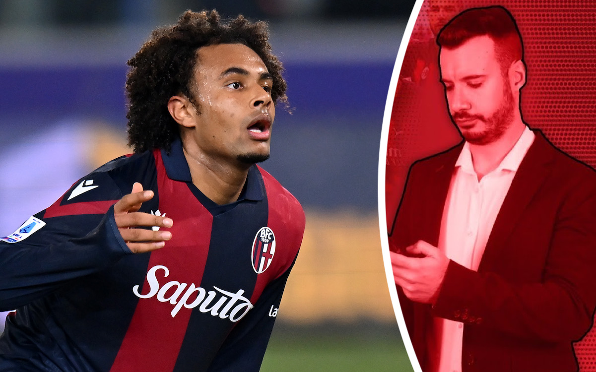 Joshua Zirkzee of Bologna FC vitiello