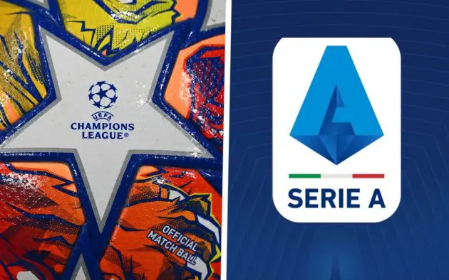 champions league serie a logos