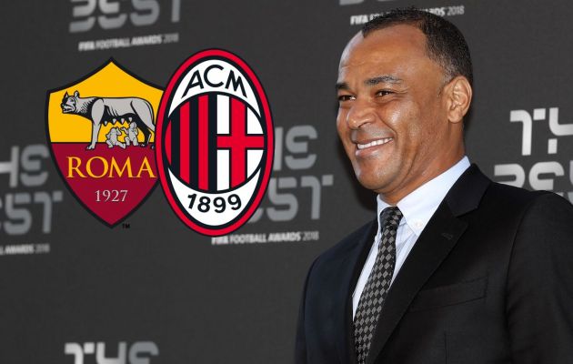 Cafu expecting Roma and Milan to serve up ‘entertainment’ at a ‘unique’ Olimpico