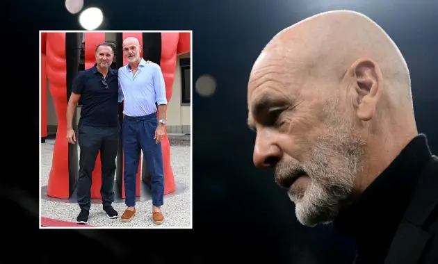 AC Milan's Italian coach Stefano Pioli