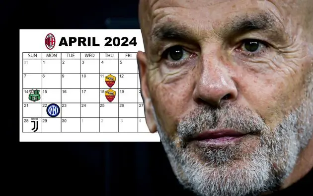 ac milan pioli april 2024