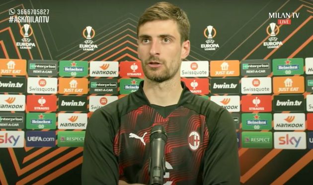 matteo gabbia milan tv