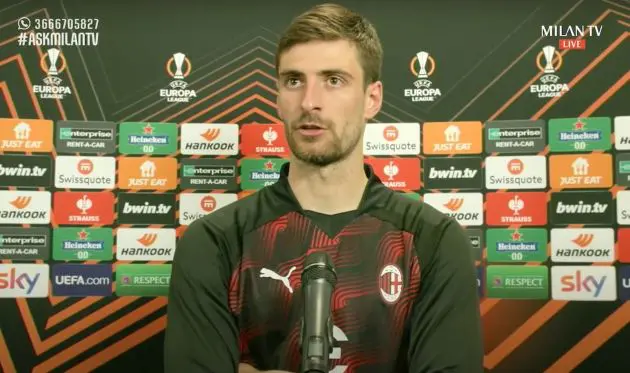 matteo gabbia milan tv