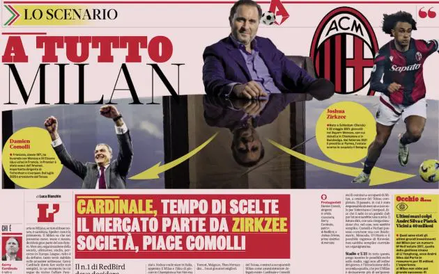 gazzetta dello sport cardinale choices