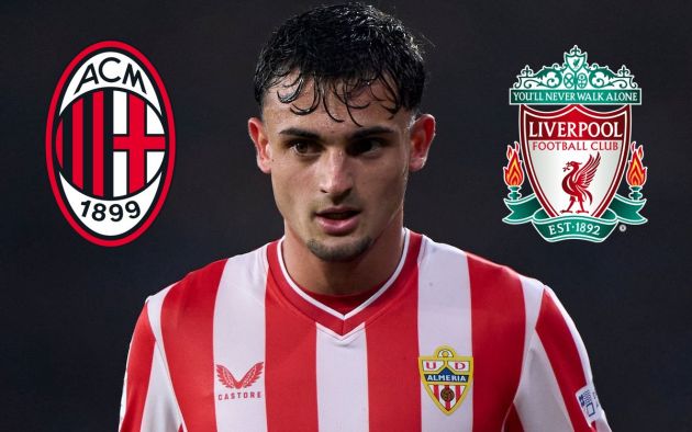 Record: Inter, Milan, Benfica and Liverpool chase Almeria right-back