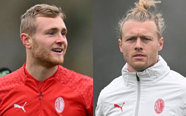 Tommaso Pobega Simon Kjaer AC Milan
