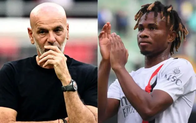 Samuel Chukwueze of AC Milan pioli
